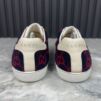 Ace Blue Velour sneakers