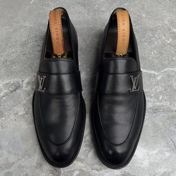 LV Saint Germain Loafers Black Leather