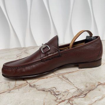 1955 Horsebit Loafer Brown Grained Leather