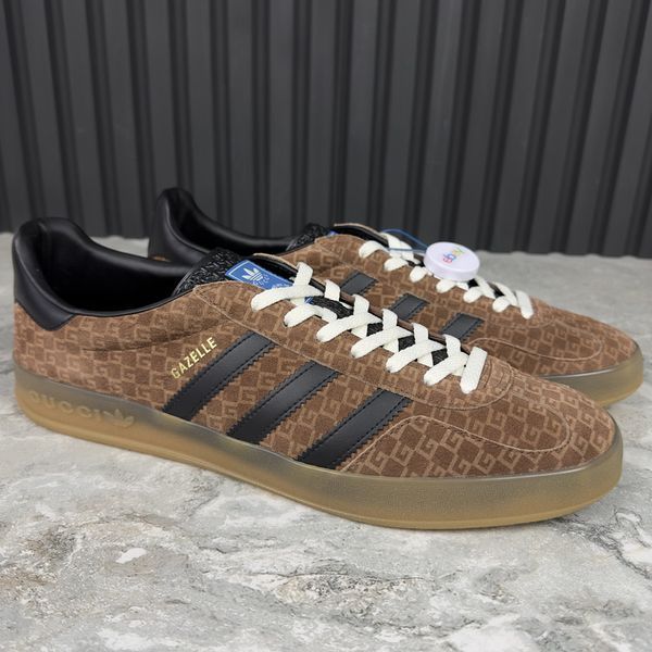 Adidas Gazelle GG кросівки коричневі велюрові 2923 фото