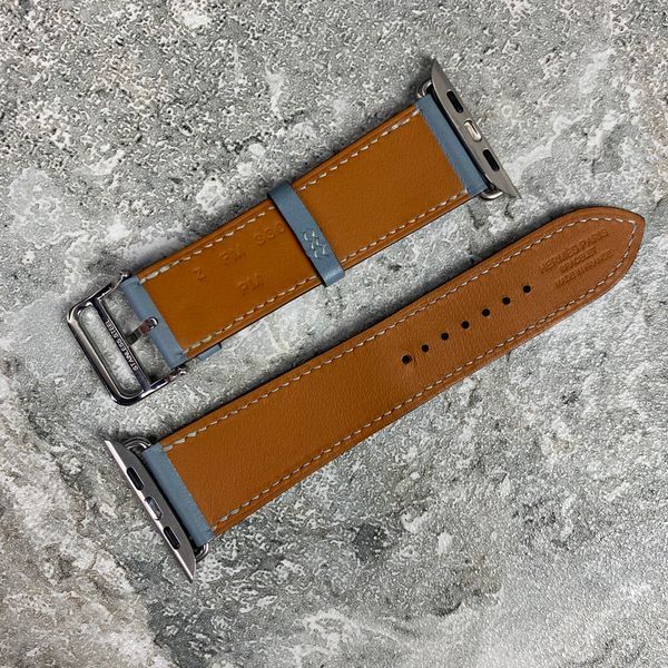 Apple Watch Ocean Blue Leather 42 44 45 mm
