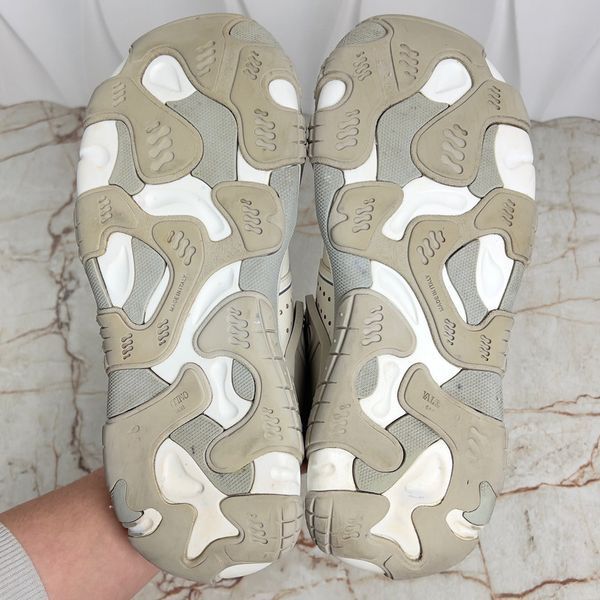 Wod Panelled Sneakers Off White Leather