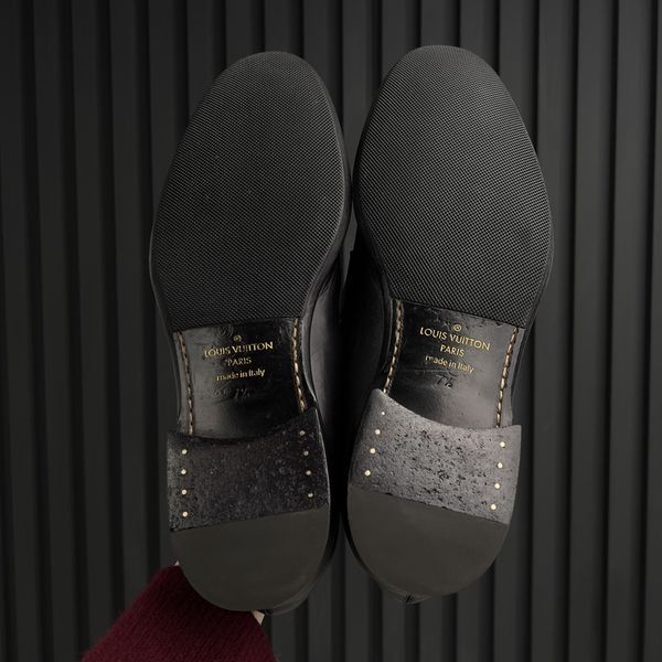 LV Saint Germain Loafers Black Leather