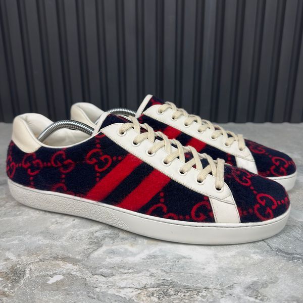Ace Blue Velour sneakers
