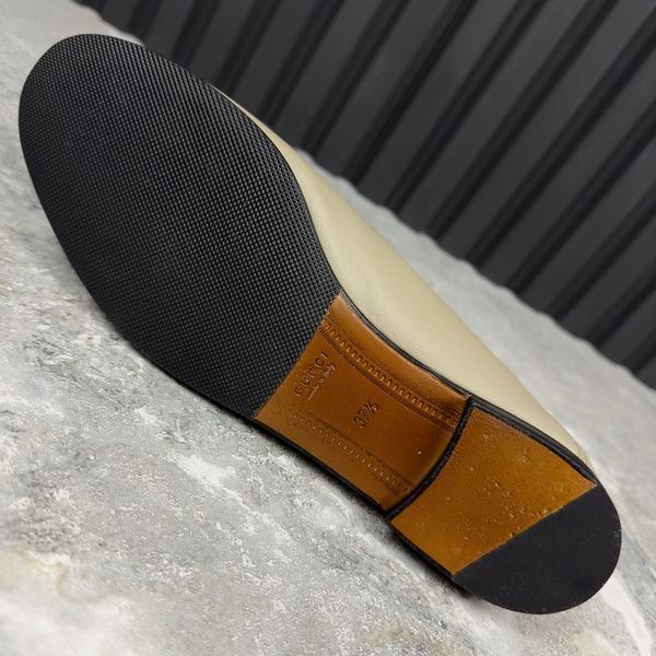 Jordaan Horsebit Loafers Gray Leather
