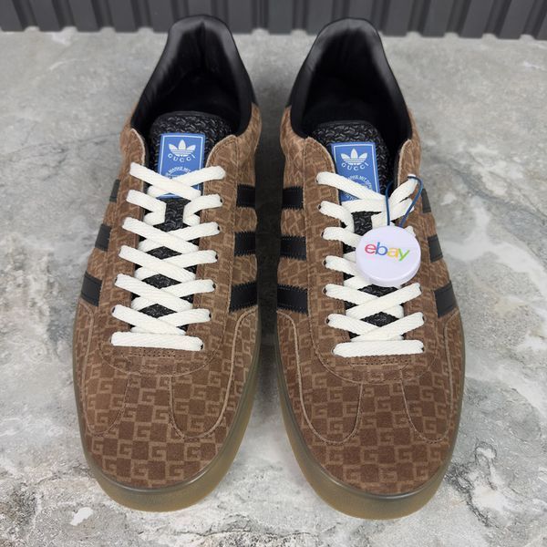 Adidas Gazelle GG кросівки коричневі велюрові 2923 фото