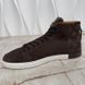 Louis Vuitton Line Up Sneakers Brown Nubuck Monogram Leather 3685 фото 1