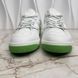Basket Sneakers Monogram White Demetra Leather Canvas