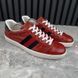 ACE Web Sneakers Red Crocodile