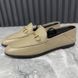 Jordaan Horsebit Penny Loafers Gray Leather
