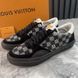 LV Ollie кросівки чорні замшеві Damier Canvas Monogram 4022 фото 6