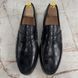 Outline Penny Loafers Damier Infini Black Leather