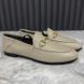 Jordaan Horsebit Loafers Gray Leather