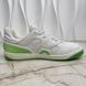 Basket Sneakers Monogram White Demetra Leather Canvas