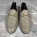 Jordaan Horsebit Loafers Gray Leather