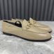 Jordaan Horsebit Penny Loafers Gray Leather