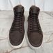 Louis Vuitton Line Up Sneakers Brown Nubuck Monogram Leather 3685 фото 2