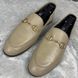 Jordaan Horsebit Penny Loafers Gray Leather