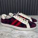 Ace Blue Velour sneakers