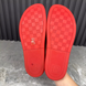 Waterfront Sandals Slides Damier Red Rubber