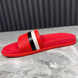 Waterfront Sandals Slides Damier Red Rubber