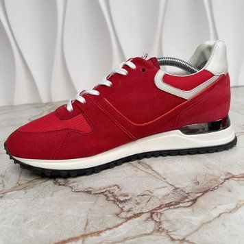 Run Away Sneakers Red Suede