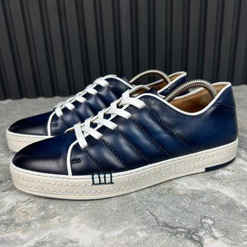 Playtime Sneakers Blue Leather