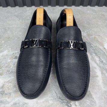 Hockenheim Moccasin Blue Taiga Leather