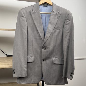 Classic Suit Gray Wool