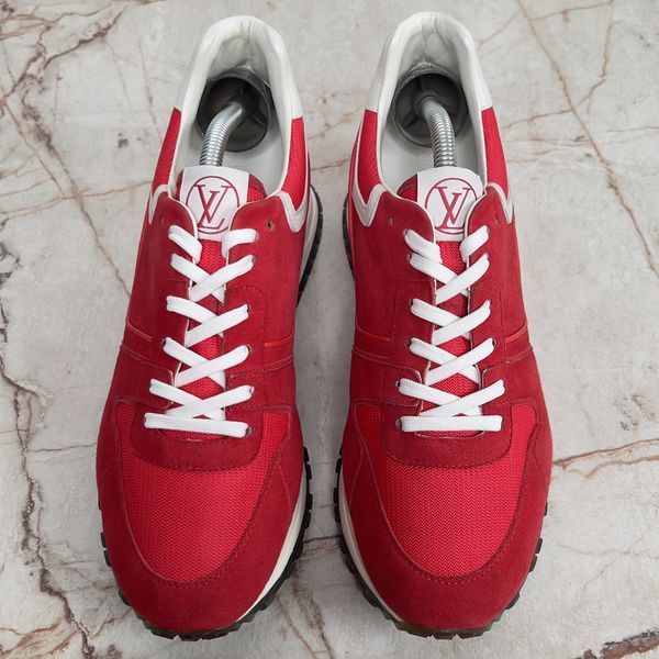 Run Away Sneakers Red Suede