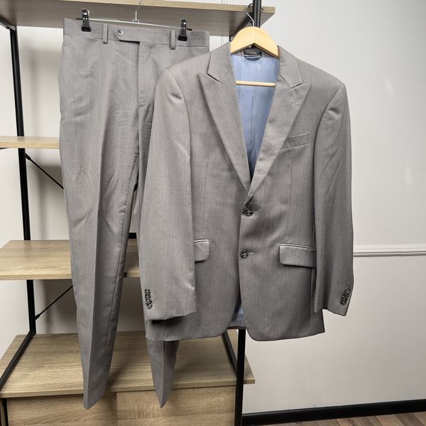 Classic Suit Gray Wool