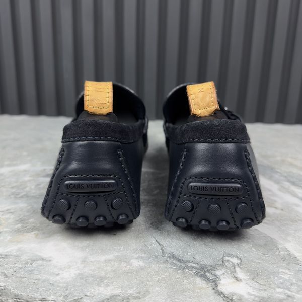 Hockenheim Moccasin Blue Taiga Leather