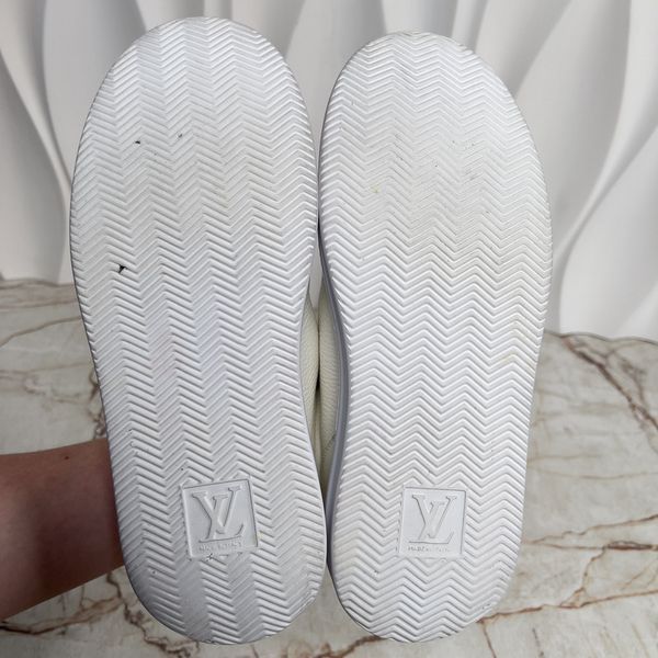 Beverly Hills Monogram кросівки білі із зернистої шкіри 3523 фото