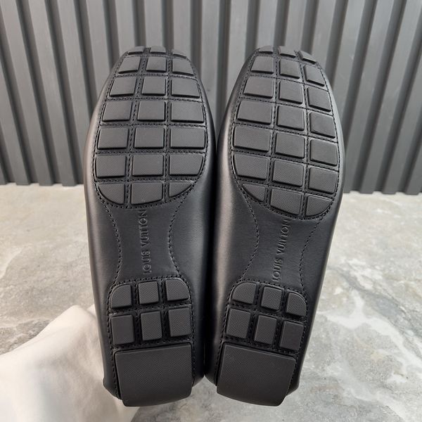 Monte Carlo Moccasins Damier Infini Black Leather
