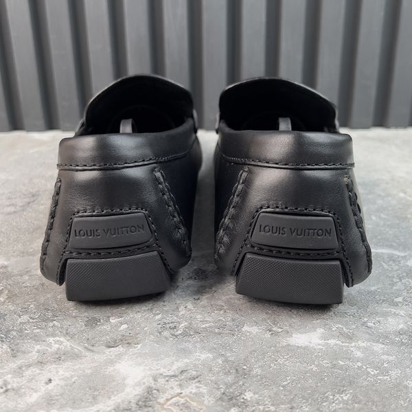 Monte Carlo Moccasins Damier Infini Black Leather