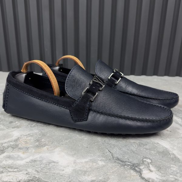 Hockenheim Moccasin Blue Taiga Leather