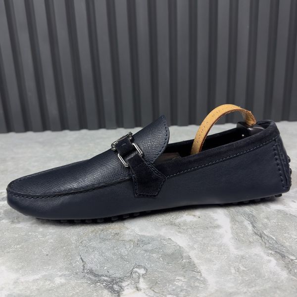 Hockenheim Moccasin Blue Taiga Leather