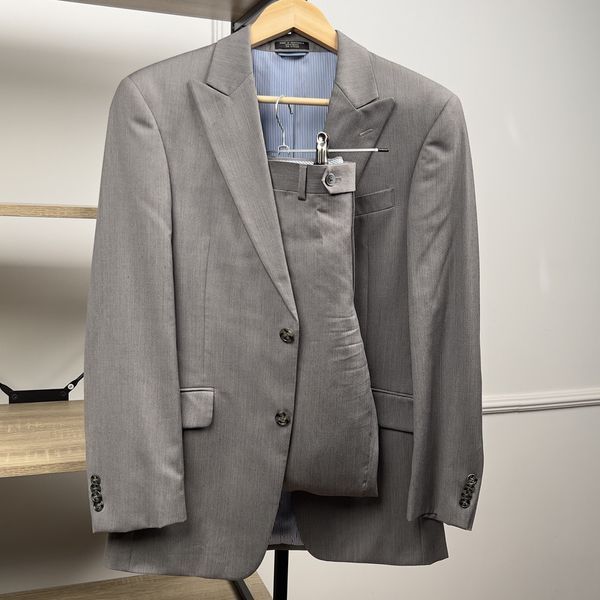 Classic Suit Gray Wool