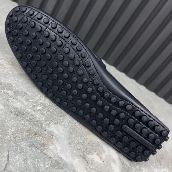 Hockenheim Moccasin Blue Taiga Leather