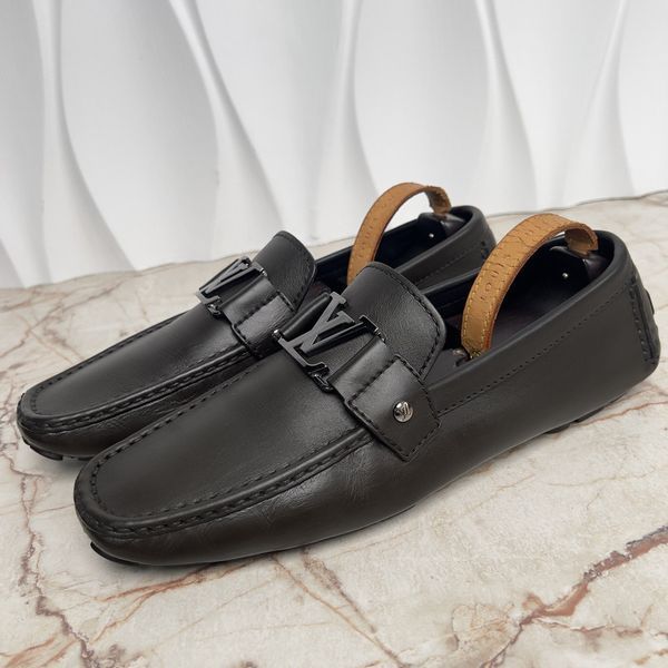 Monte Carlo Driving Moccasin Dark Brown Leather