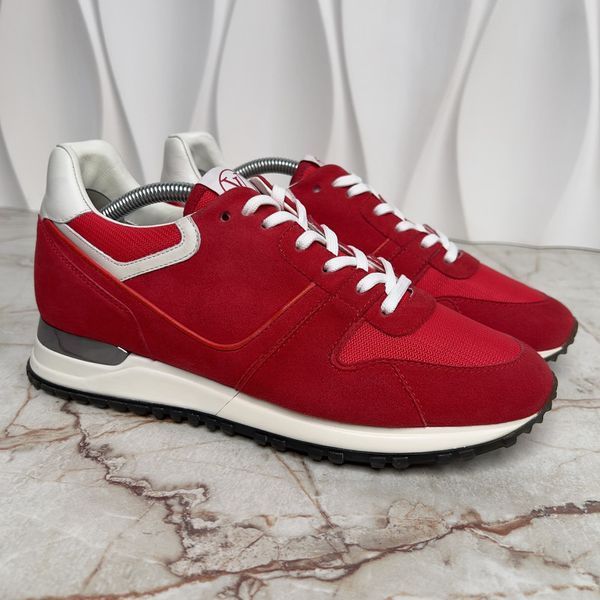 Run Away Sneakers Red Suede