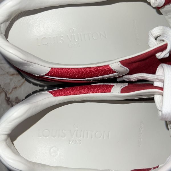 Run Away Sneakers Red Suede