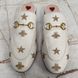 Gucci Princetown Horsebit Stars Bees Mule White Leather 3671 фото 9