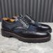 Derby Classic Shoes Blue Leather