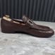 Tom Ford Era GG Monogram лофери коричневі шкіряні із тисненням 3084 фото 6
