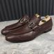 Tom Ford Era GG Monogram лофери коричневі шкіряні із тисненням 3084 фото 1