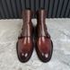 Boots Monk Strap Burgundy Patina Leather