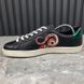 Ace Sneakers Snake Print Black Leather