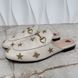 Gucci Princetown Horsebit Stars Bees Mule White Leather 3671 фото 7