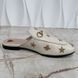 Gucci Princetown Horsebit Stars Bees Mule White Leather 3671 фото 3